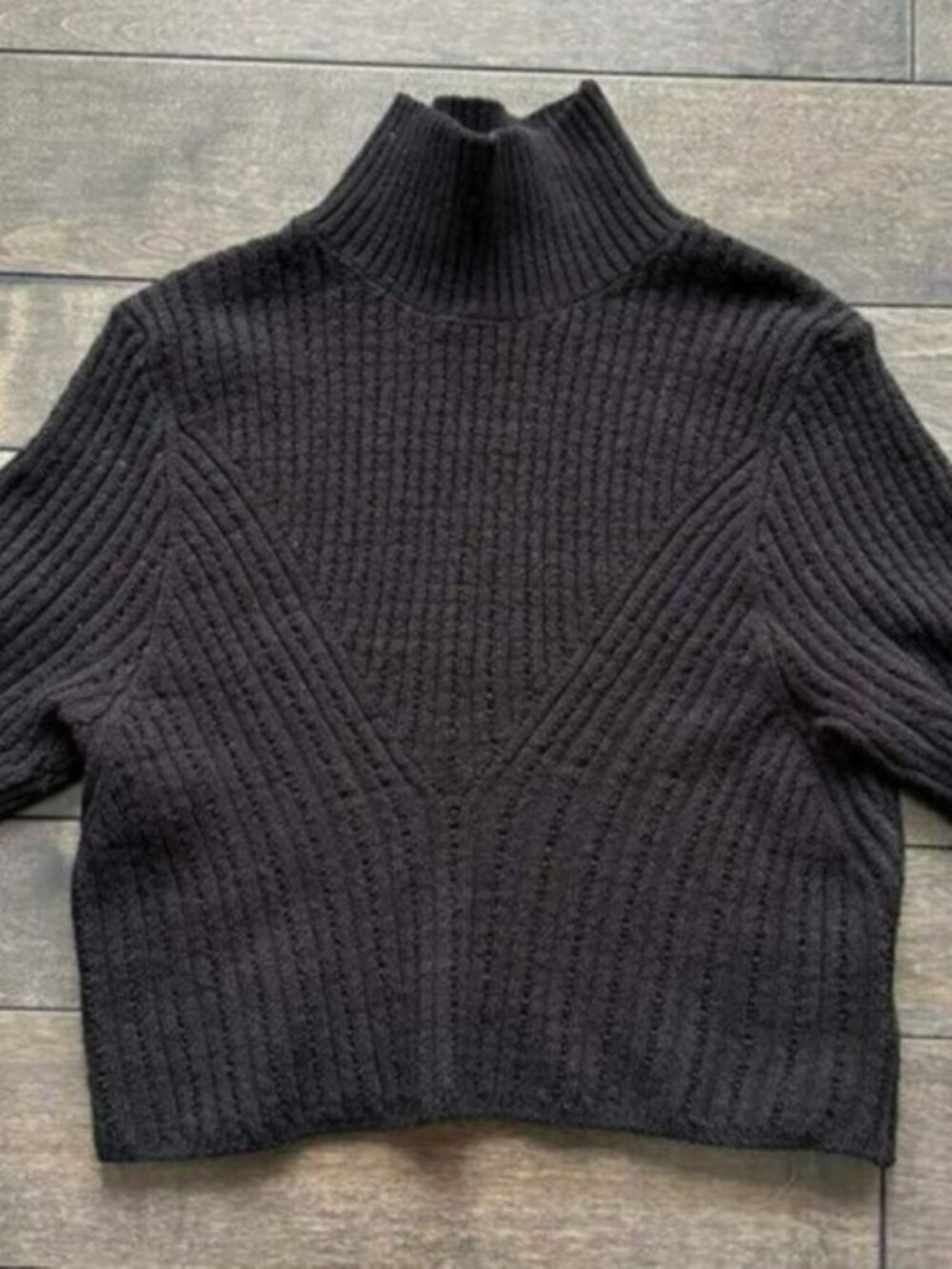 Free People Cropped Mock Neck Sweater - NEW